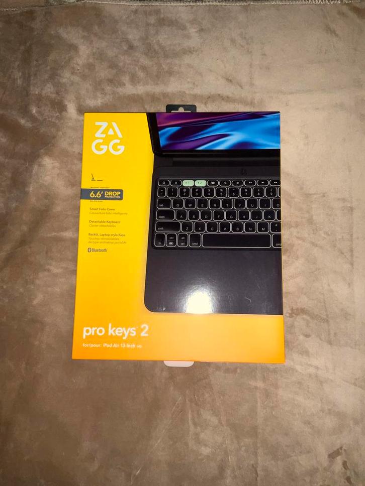 ZAGG Pro Keys 2 iPad Air 13-inch - Nieuw!, Computers en Software, Apple iPads, Nieuw, Apple iPad Air, Wi-Fi, 13 inch of meer, Ophalen of Verzenden
