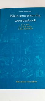 C.W.M. Eelink-Klok - Klein geneeskundig woordenboek, Boeken, Wetenschap, C.W.M. Eelink-Klok; H.E. Klok-Donker, Zo goed als nieuw