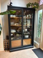 Woood James Vitrinekast - Stijlvol & Praktisch, Huis en Inrichting, Kasten | Vitrinekasten, Ophalen, 100 tot 150 cm, Eikenhout