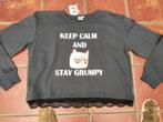 Trui van Grumpy Cat - Keep Calm And Stay Grumpy Maat XXL, Nieuw, Ophalen of Verzenden, Kleding, Trui van Grumpy Cat  - Keep Calm And Stay Grumpy  Maat XXL