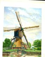 Aquarel wipwatermolen te Jutfaas in 1932., Ophalen