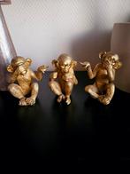 Gouden apen: horen, zien en zwijgen, Ophalen of Verzenden, Nieuw, Dier