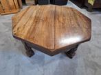 Salontafel antiek vintage brutalistisch tafel massief zwaar, Ophalen