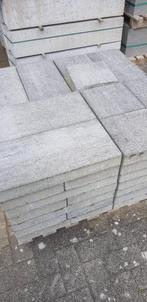 Hele nette partij Betontegels grijs met een werkje te koop, Ophalen, Nieuw, 5 tot 10 m², Beton