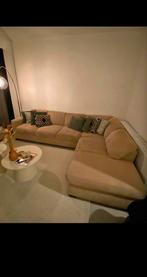 Beige Hoekzetel – Comfortabel & Ruim – €115, Huis en Inrichting, Fauteuils, Ophalen, Gebruikt, Stof