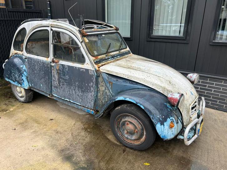 Heel erg lelijk eendje te koop, Auto's, Oldtimers, Particulier, Te koop, Citroën, Benzine, Handgeschakeld, Ophalen