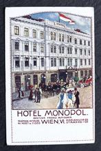 Wenen, Reclame Hotel Monopol, Mariahilferstrasse, Verzenden, Voor 1920, Ongelopen, Oostenrijk