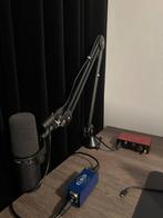 Shure SM7B + Cloudlifter + Focusrite Scarlett + Rode PSA1, Muziek en Instrumenten, Microfoons, Ophalen, Zo goed als nieuw, Studiomicrofoon