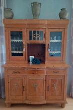 2 delige buffetkast Grenen hout, met ronding, Antiek en Kunst, Ophalen