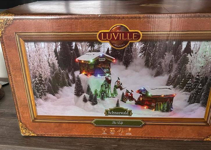 Lucille Skilift - Kerstdorp Accessoire, Diversen, Kerst, Zo goed als nieuw, Ophalen of Verzenden