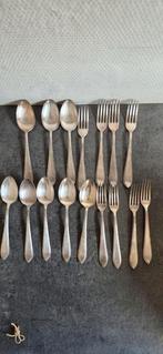 Sola bestek puntfilet verzilverd 90 ...42 vintage, Antiek en Kunst, Ophalen of Verzenden