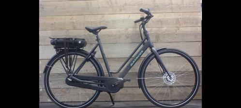 Batavus Fonk E-go Plus Smokingzwart 350 Wh, Fietsen en Brommers, Elektrische fietsen, Zo goed als nieuw, Batavus, 55 tot 59 cm