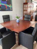 Schuitema eettafel verlengbaar, Huis en Inrichting, Complete eetkamers, Ophalen, Gebruikt, Schuitema, 4 tot 6 stoelen