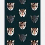 Kinderbehang Panter Donker Studio Ditte, Kinderen en Baby's, Ophalen of Verzenden, Nieuw, Wanddecoratie