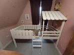 Half hoogslaper met huisje., Kinderen en Baby's, Kinderkamer | Bedden, 85 tot 100 cm, Gebruikt, Ophalen of Verzenden, Lattenbodem