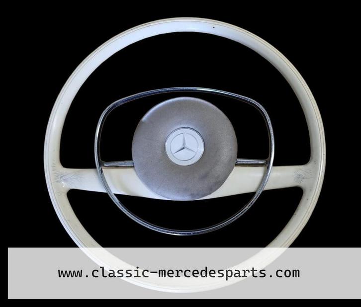 Stuurwiel Mercedes w108 / W114 / coupe wit met naaf, Auto-onderdelen, Besturing, Gebruikt, Ophalen of Verzenden