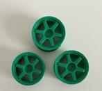 3x Tamiya velgen groen 1/10 rc auto, Ophalen of Verzenden, Gebruikt, Onderdeel