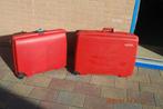 Reiskoffers 2 stuks, Gebruikt, Hard kunststof, Minder dan 50 cm, Wieltjes
