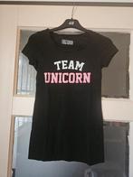 Team unicorn T-shirt, Kleding | Dames, T-shirts, Ophalen of Verzenden, Zo goed als nieuw, Maat 34 (XS) of kleiner, Korte mouw