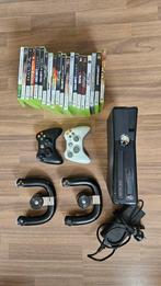 Xbox 360 + Veel Games & Accessoires, 360 Elite of Super Elite, Met 2 controllers, Ophalen of Verzenden, 120 GB