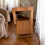 2 hardhouten klapstoel Aldo Jacober jaren 60, Huis en Inrichting, Stoelen, Ophalen, Vintage jaren 60, Gebruikt, Nvt
