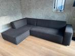 Moderne grijze hoekbank, Ophalen, Gebruikt, Stof