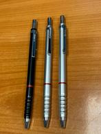 Drietal Rotring Tikky Full Metal Double Push vulpotlood, Verzamelen, Ophalen of Verzenden, Gebruikt, Vulpotlood, Overige merken