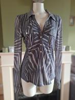 Etoile du monde grijs zilveren blouse mt 5 NL 44 gratis verz, Kleding | Dames, Blouses en Tunieken, Verzenden, Maat 42/44 (L)