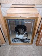 Oud Madonna spiegel schilderij, Huis en Inrichting, Gebruikt, 50 tot 75 cm, Ophalen of Verzenden, 50 tot 75 cm