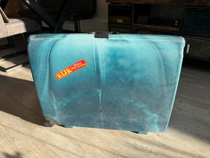 Carlton Reiskoffer met slot en wieltjes, Sieraden, Tassen en Uiterlijk, Koffers, Gebruikt, Hard kunststof, 60 tot 70 cm, 45 tot 55 cm