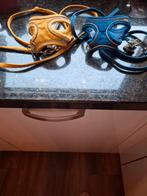 Suède puppy tuigjes met riem., Ophalen of Verzenden, Zo goed als nieuw