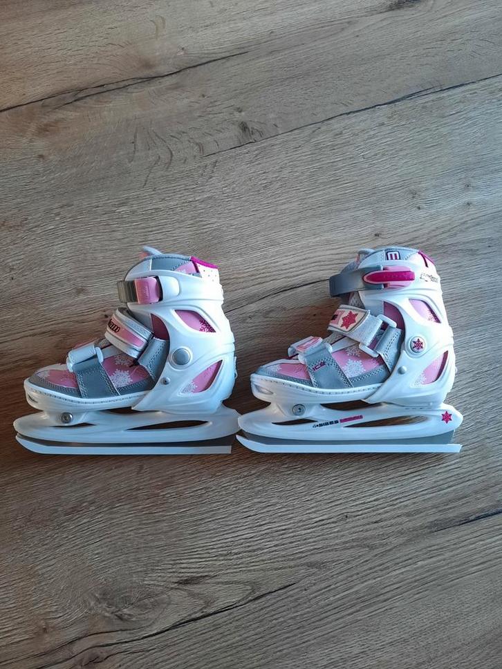 Nijdam verstelbare schaatsten, maat 30-33, Sport en Fitness, Schaatsen, Gebruikt, IJshockeyschaatsen, Nijdam, Ophalen of Verzenden