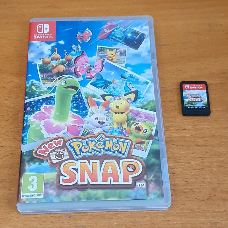 SWITCH | New Pokemon Snap, Spelcomputers en Games, Games | Nintendo Switch, Gebruikt, Avontuur en Actie, 1 speler, Vanaf 3 jaar