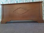 Teak/eiken twijfelaar 50-er jaren gratis, Huis en Inrichting, Slaapkamer | Bedden, Ophalen, Gebruikt, Vintage, grootmoeders tijd