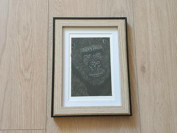 Gorilla schilderij acrylverf op papier 13x18 cm

 beschikbaar voor biedingen