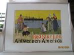 Red Star Line - Antwerpen - poster - België, Ophalen of Verzenden