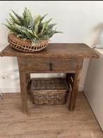 Sidetable/kastje met lade, Huis en Inrichting, Tafels | Sidetables, Ophalen, Gebruikt, 50 tot 100 cm, Overige houtsoorten