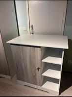 Interbaby Ledikant + Kastje Wit Eiken, Kast, 50 tot 70 cm, Ophalen of Verzenden, Zo goed als nieuw