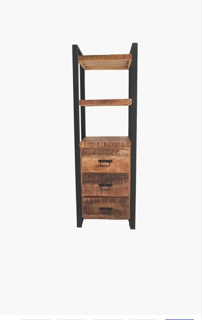Industriële kast, Huis en Inrichting, Kasten | Boekenkasten, Zo goed als nieuw, 50 tot 100 cm, 150 tot 200 cm, 25 tot 50 cm, Metaal