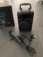 BRAINZ Karaoke Boombox met Microfoon - Nieuw, Ophalen of Verzenden, Nieuw, Complete set