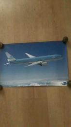 Poster KLM 85 jaar Boeing 777- 200 ER, Ophalen of Verzenden, Nieuw, Kaart, Foto of Prent