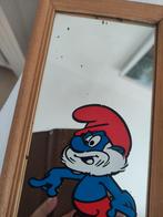 Vintage jaren 60/70 Spiegeltje grote smurf, Verzamelen, Smurfen, Ophalen of Verzenden, Zo goed als nieuw, Grote Smurf