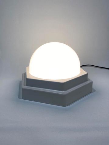 Vintage plafondlamp bollamp in octagon houder beschikbaar voor biedingen