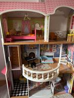Kidkraft Poppenhuis - Compleet met Meubels!, Ophalen, Zo goed als nieuw, Poppenhuis