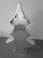 Zilverkleurige kerstboom van aardewerk, 40 cm, Ophalen of Verzenden, Zo goed als nieuw