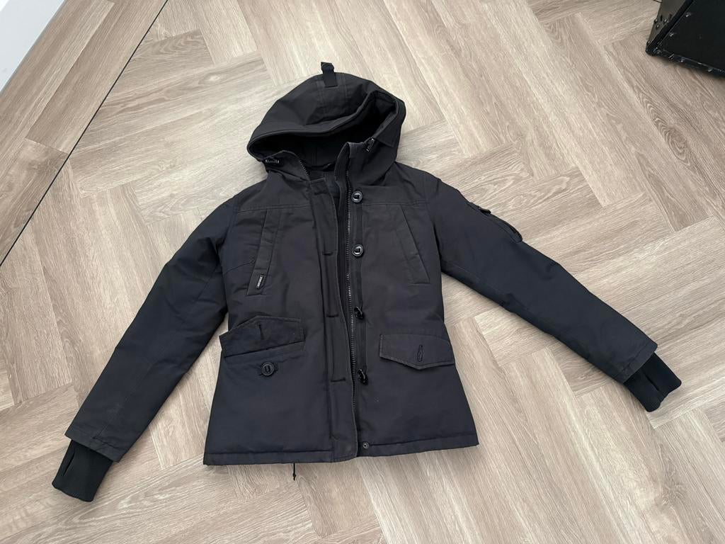 Airforce Jas Maat 14 - Stijlvol en Warm, Ophalen, Maat 34 (XS) of kleiner, Zwart