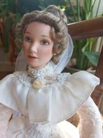 Mooie pop dame bruid porseleinen hoofd hand voeten, Verzamelen, Ophalen of Verzenden, Gebruikt, Pop