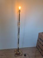 Vintage onyx marmeren stalamp lamp 140 cm hoog, Huis en Inrichting, Lampen | Vloerlampen, Ophalen of Verzenden, Zo goed als nieuw