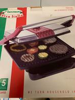 Bestron Viva Italia Grill - Nieuw, Ophalen of Verzenden, Uitneembare platen, Zo goed als nieuw