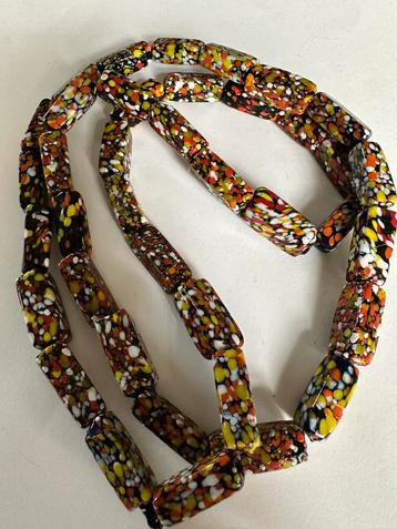 Vintage Glaskralen Ketting beschikbaar voor biedingen